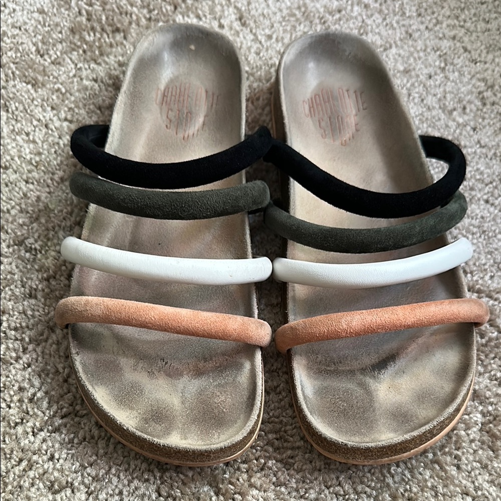 Charlotte Stone Vibrant Strappy Sandals